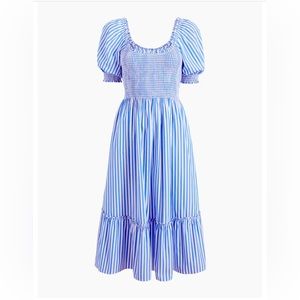 NWT Hill House Louisa Nap Dress in Blueberry Stripe